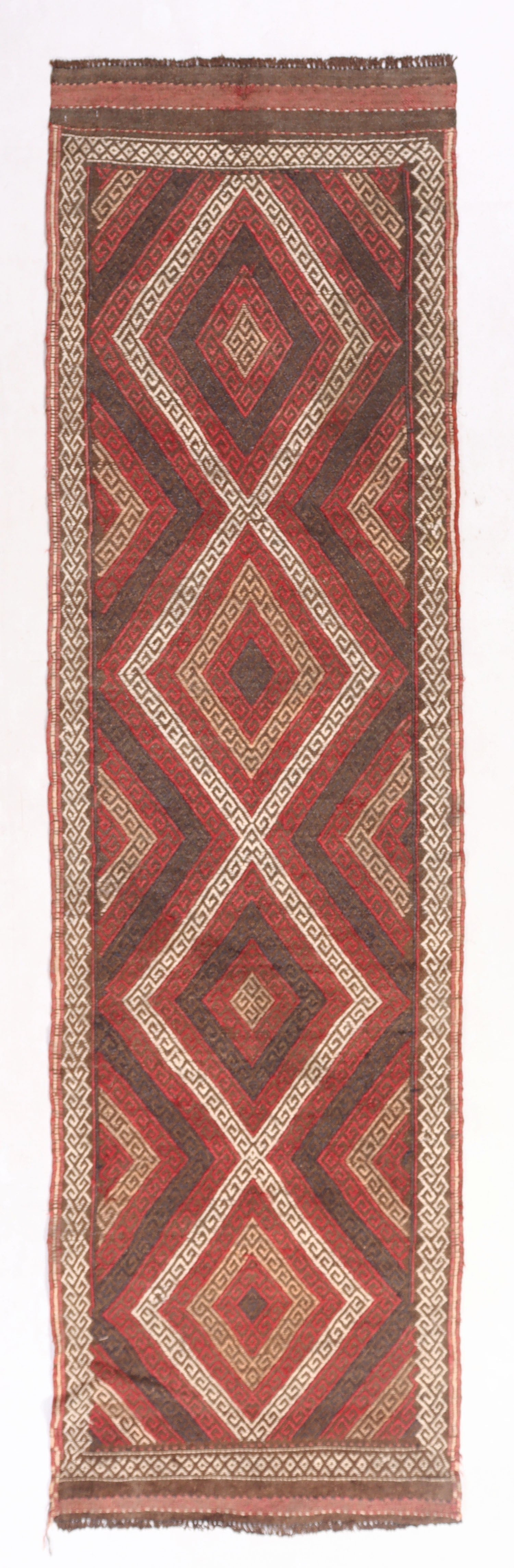 2' 6" x 8'  Multy Handmade Suzani Kilim Rug Runner