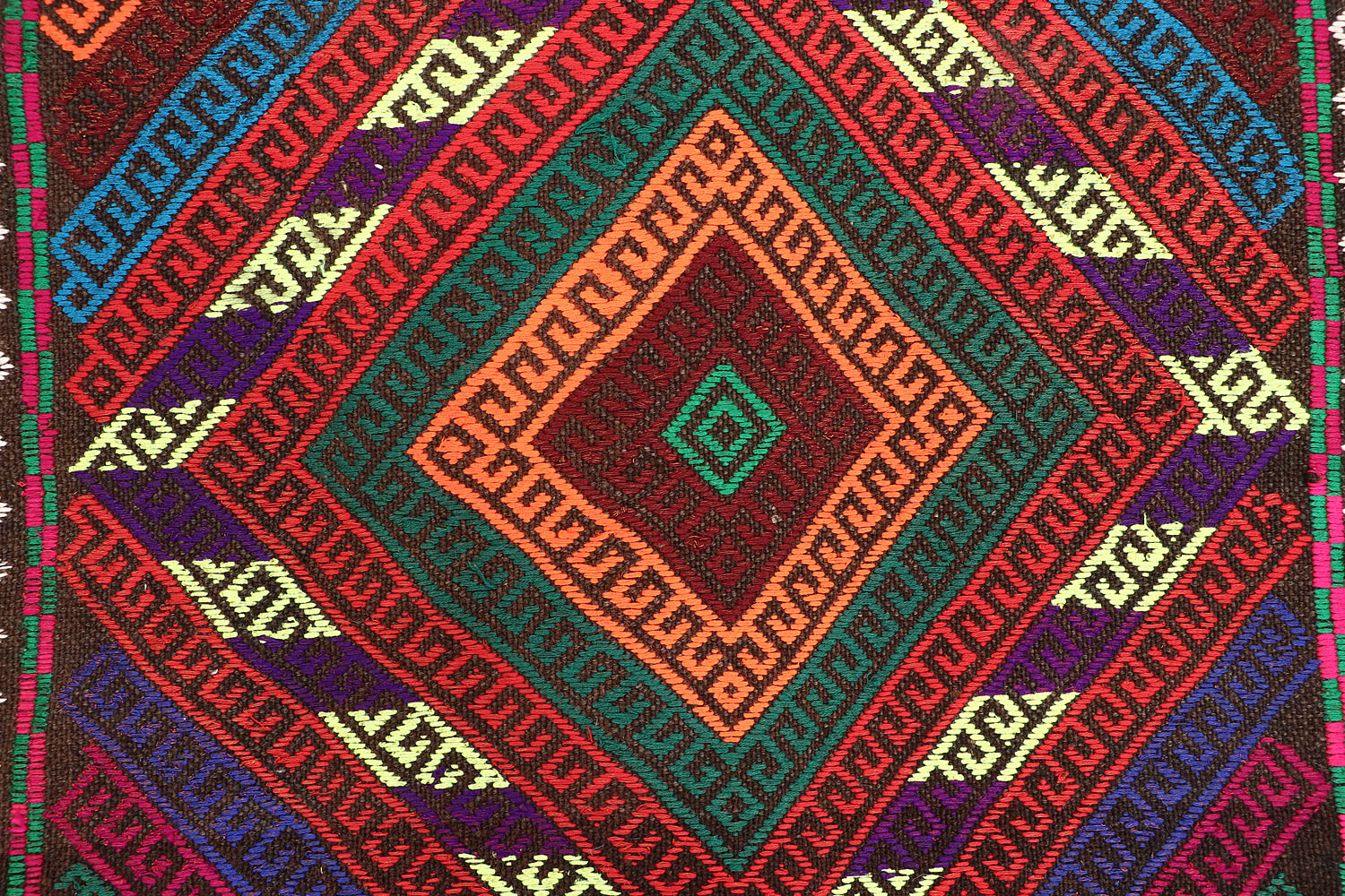 3' X 10'  Multy Handmade Suzani Kilim Rug Runner