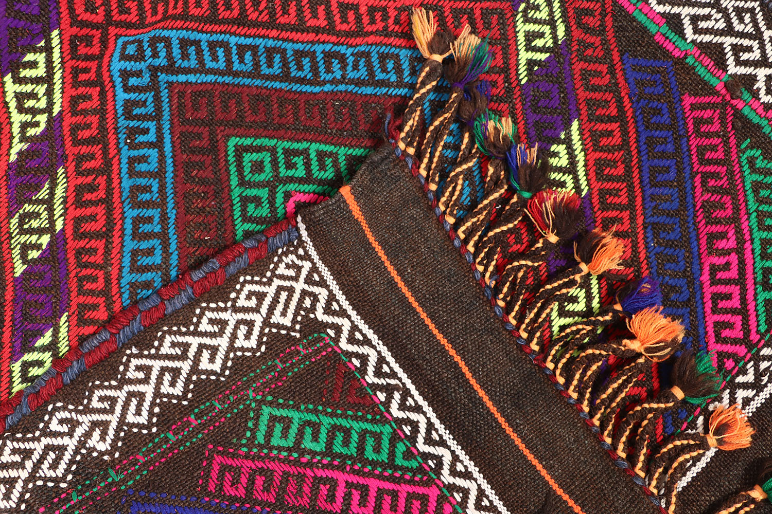 3' X 10'  Multy Handmade Suzani Kilim Rug Runner