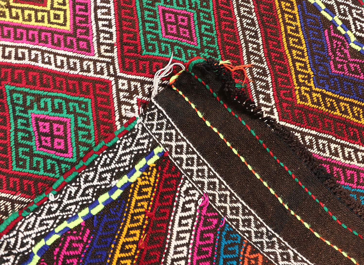 3' X 10'  Multy Handmade Suzani Kilim Rug Runner