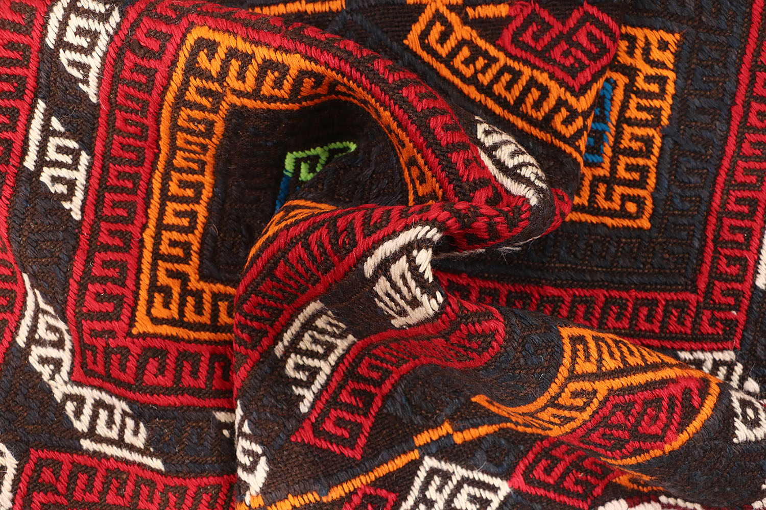2' 6" X 9'  Multy Handmade Suzani Kilim Rug Runner