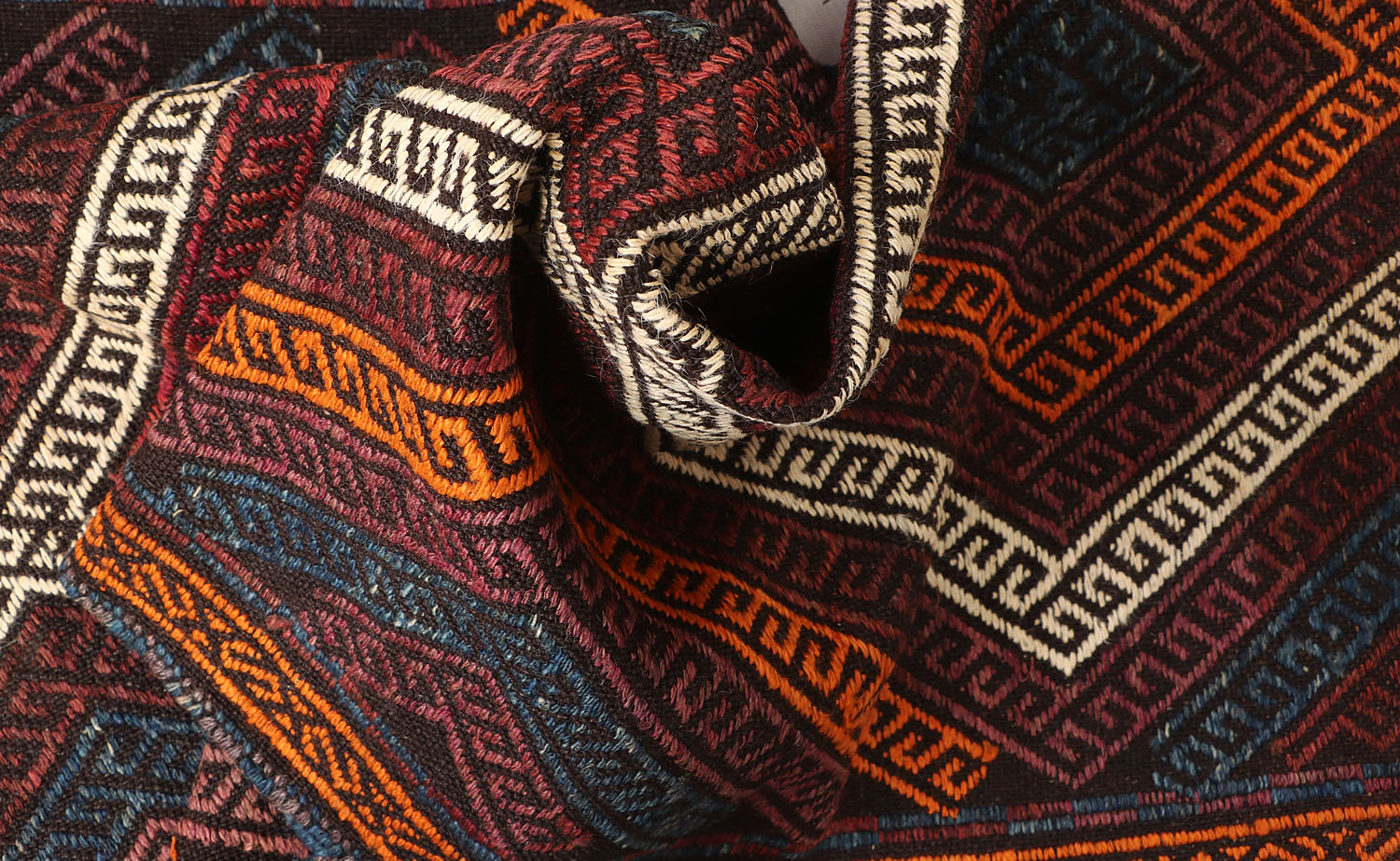 2' 6" X 9'  Multy Handmade Suzani Kilim Rug Runner