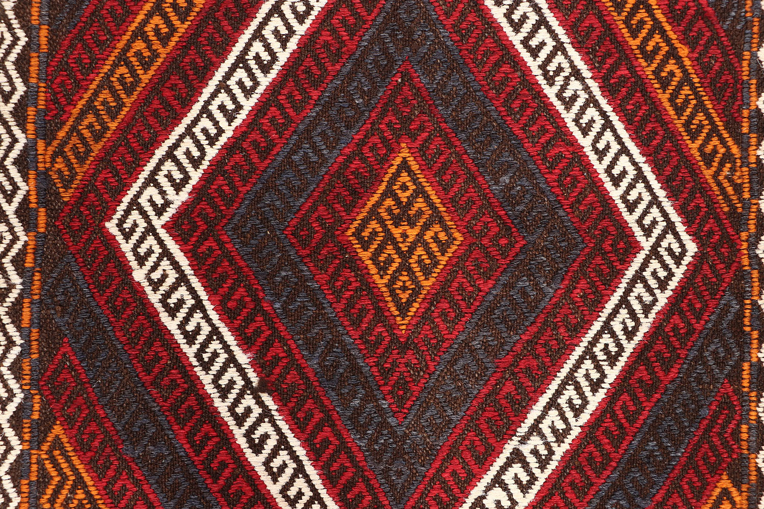 2' 6" X 9'  Multy Handmade Suzani Kilim Rug Runner