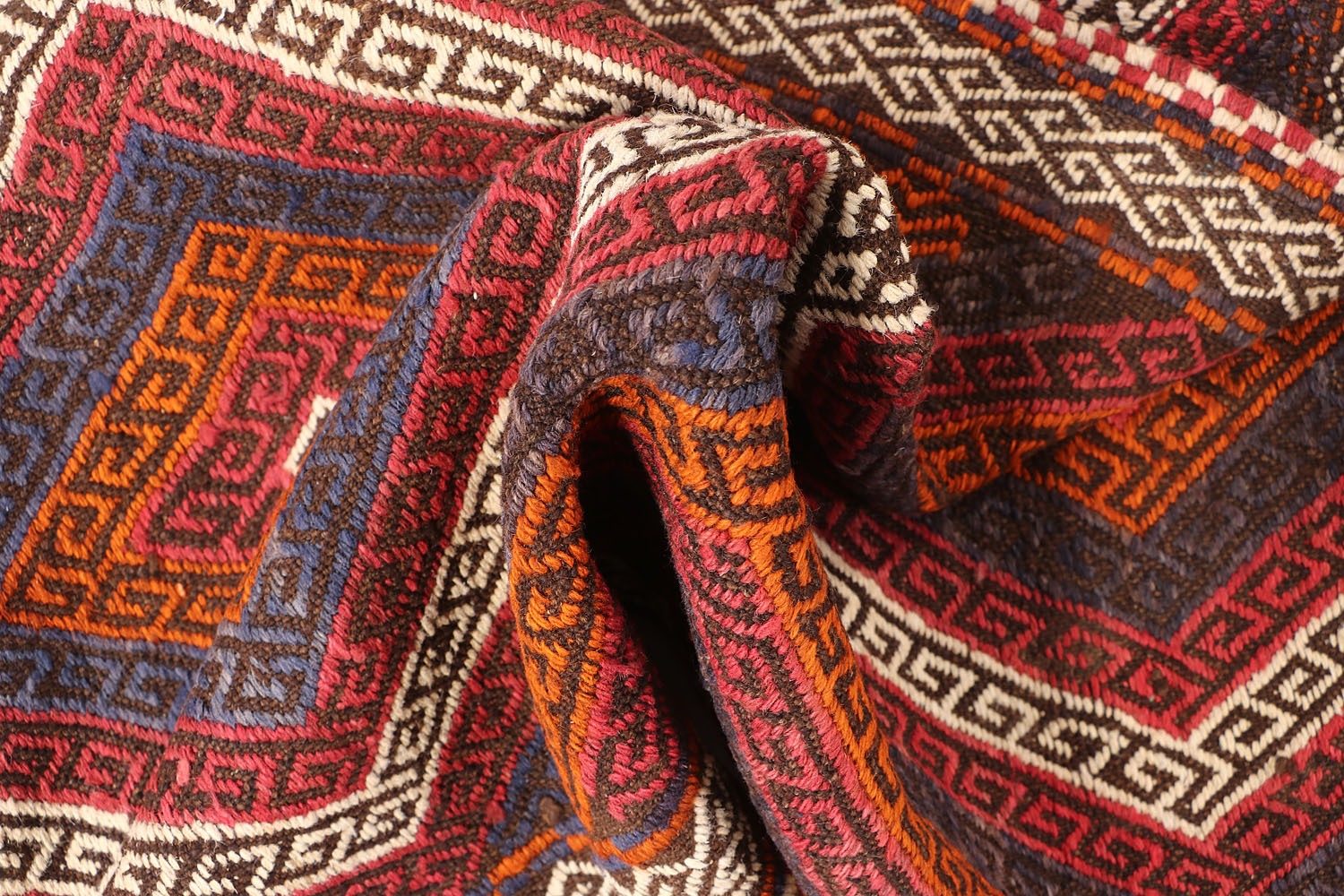 2' 6" X 9'  Multy Handmade Suzani Kilim Rug Runner