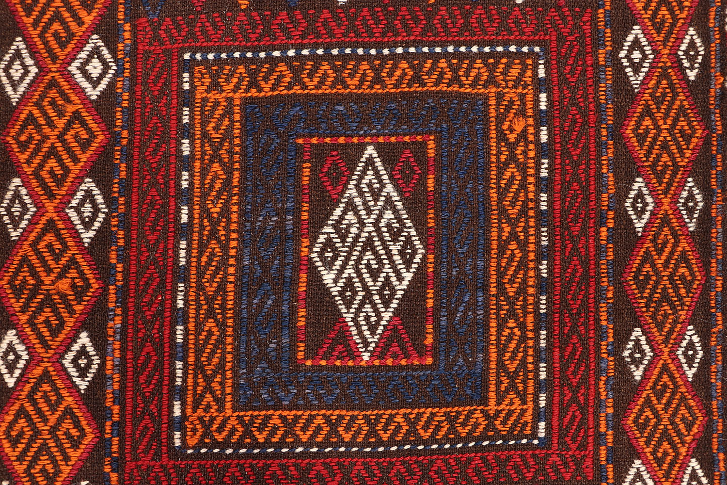 2' 6" X 9'  Multy Handmade Suzani Kilim Rug Runner