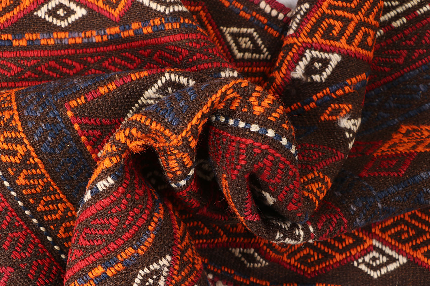 2' 6" X 9'  Multy Handmade Suzani Kilim Rug Runner