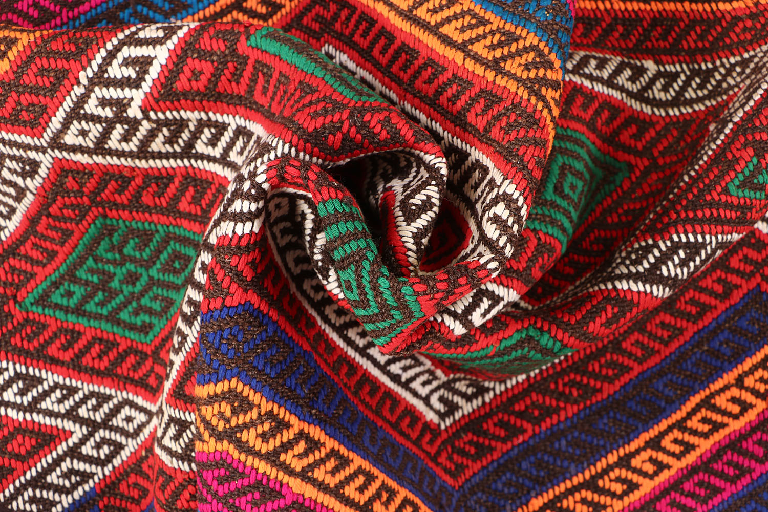 2' 6" X 9'  Multy Handmade Suzani Kilim Rug Runner