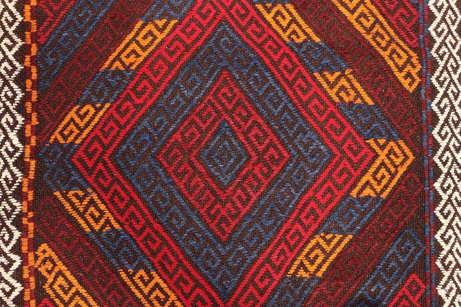 2' 6" X 9'  Multy Handmade Suzani Kilim Rug Runner