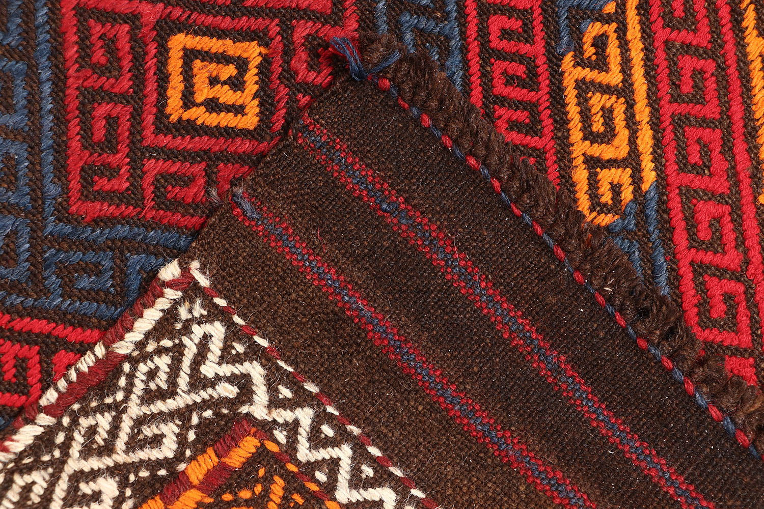 2' 6" X 9'  Multy Handmade Suzani Kilim Rug Runner
