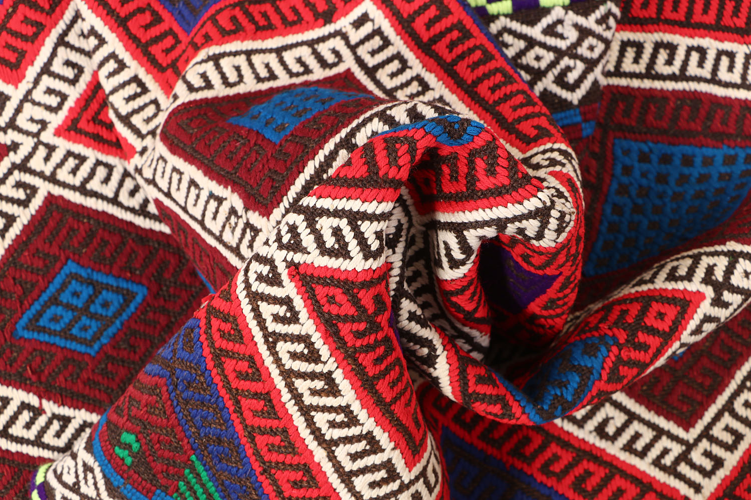 2' 6" X 9'  Multy Handmade Suzani Kilim Rug Runner