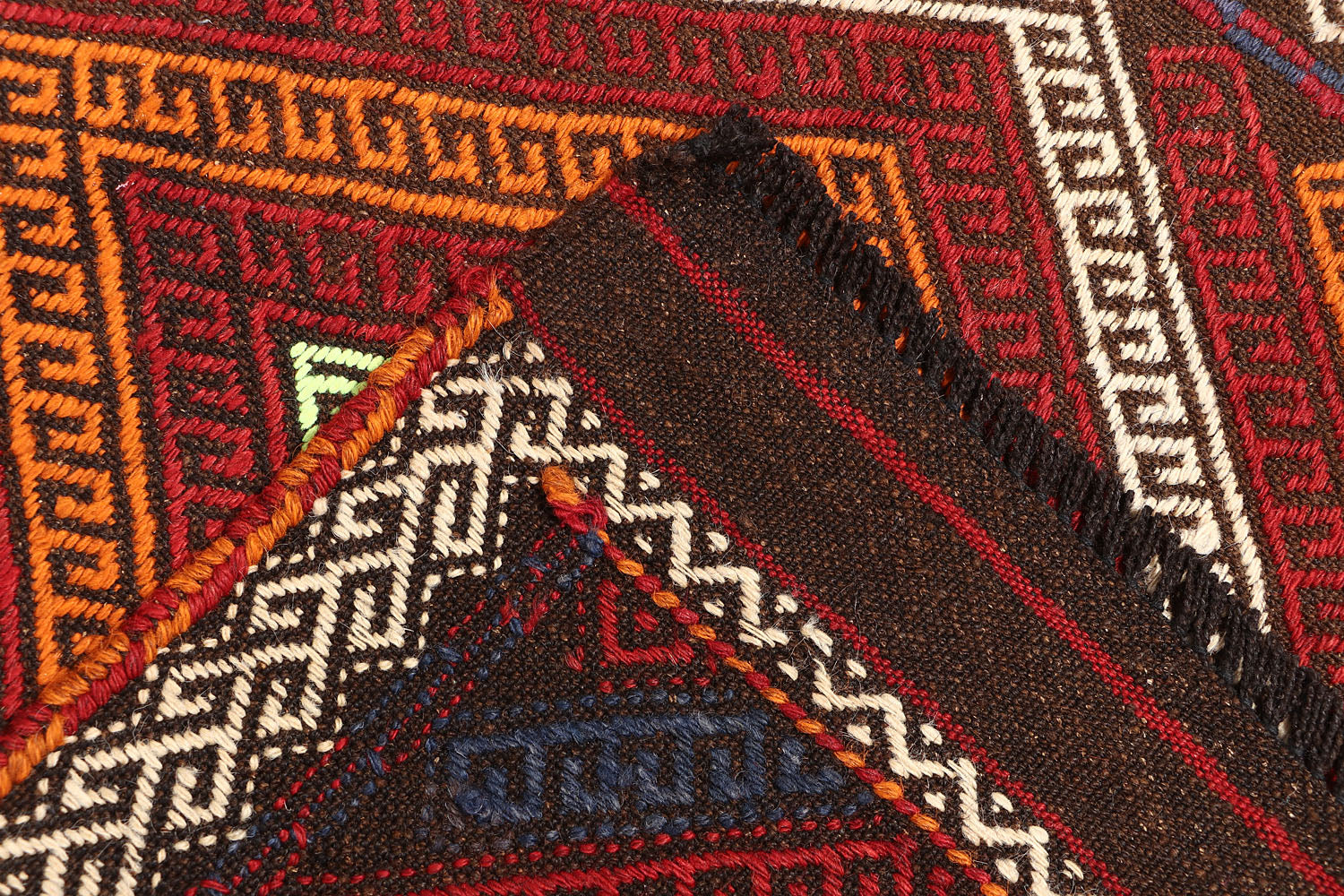 2' 6" X 9'  Multy Handmade Suzani Kilim Rug Runner