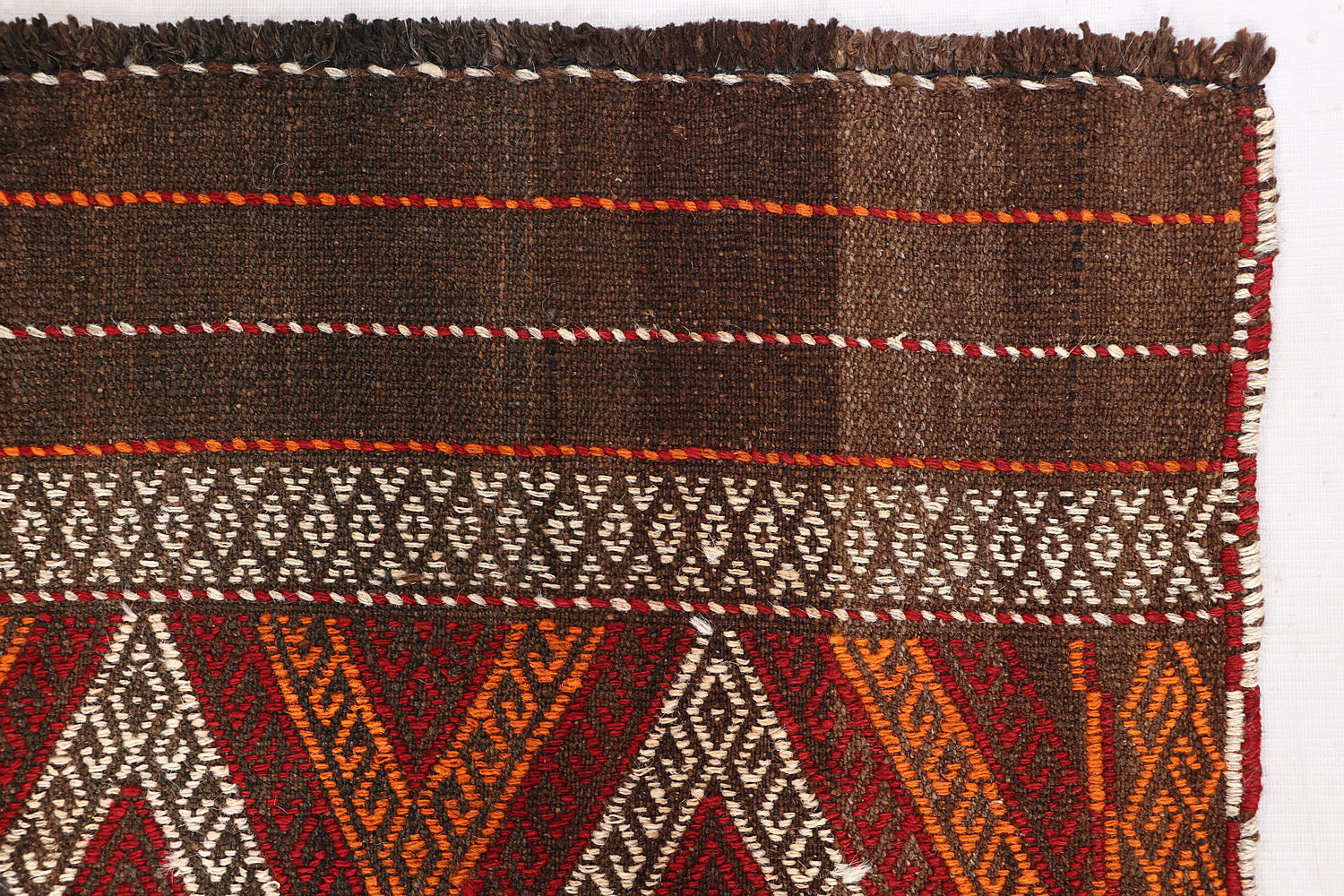 2' 6" x 8'  Multy Handmade Suzani Kilim Rug Runner