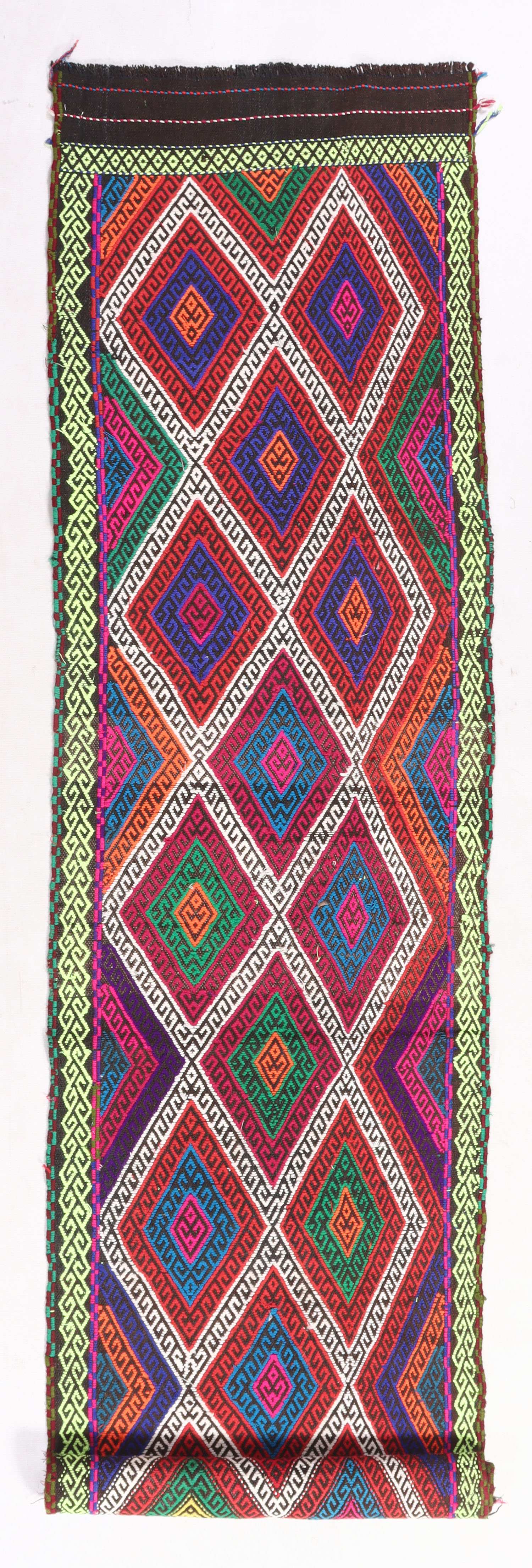 2' 6" x 10'  Multy Handmade Suzani Kilim Rug Runner