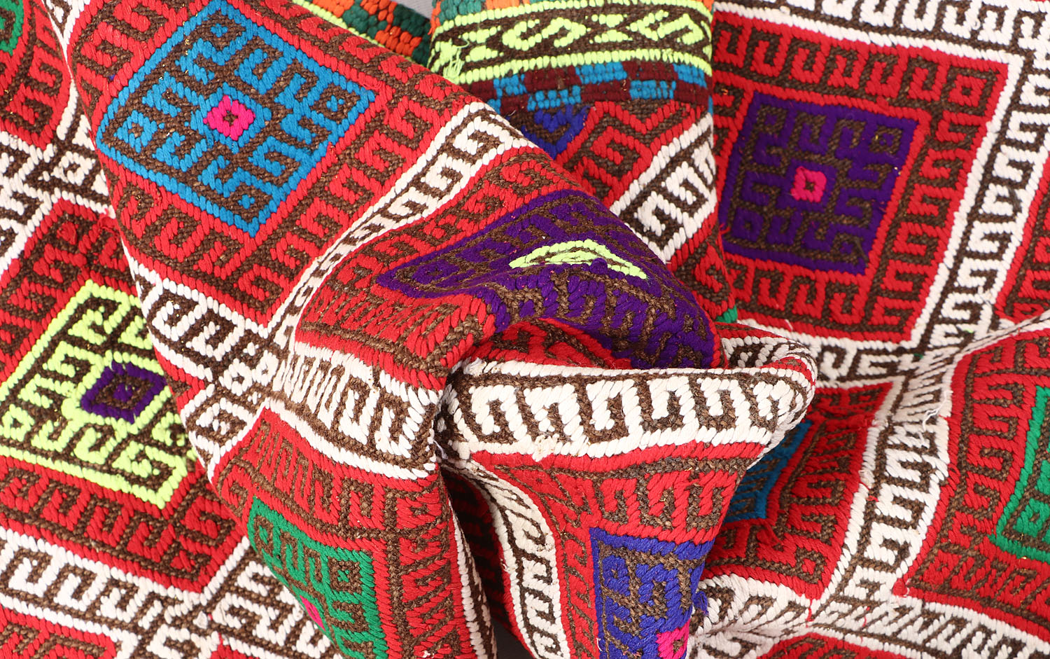 2' 6" x 10'  Multy Handmade Suzani Kilim Rug Runner