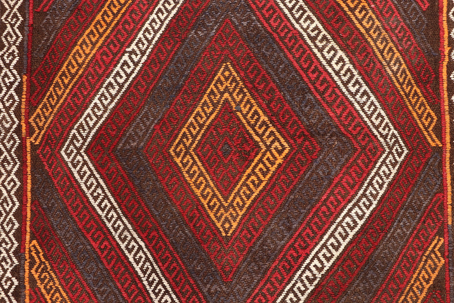 2' 6" X 9'  Multy Handmade Suzani Kilim Rug Runner