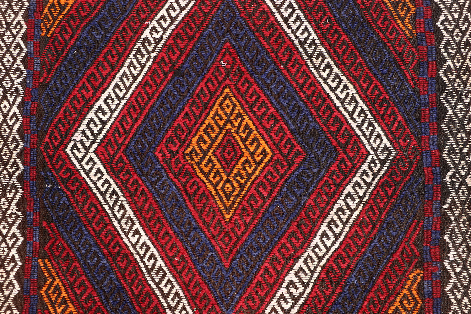 2' 6" X 9'  Multy Handmade Suzani Kilim Rug Runner