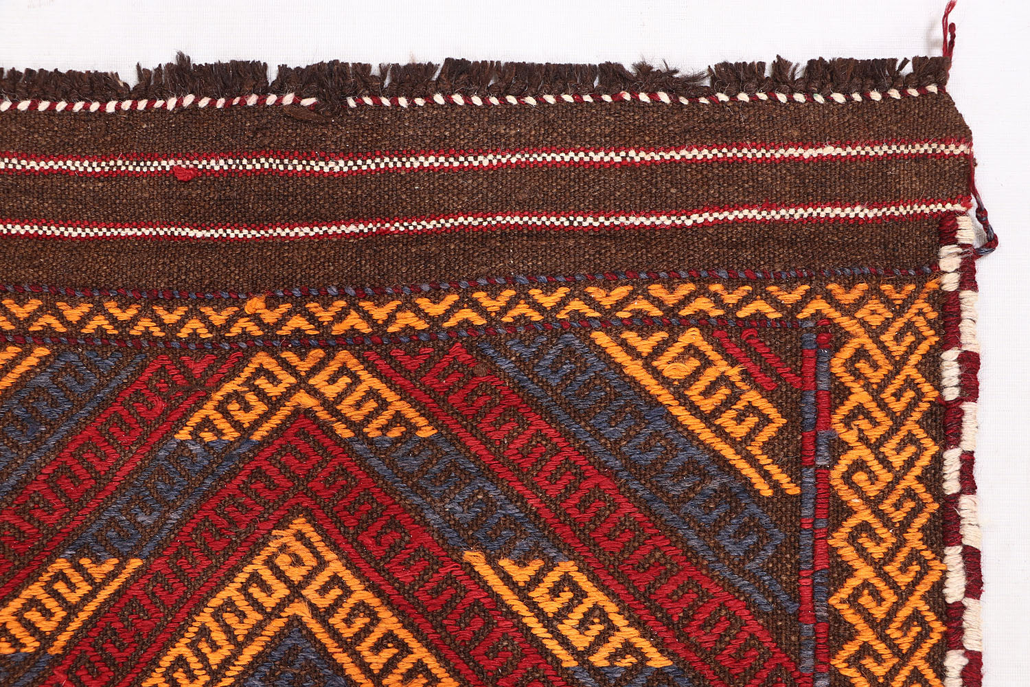 2' 6" X 9'  Multy Handmade Suzani Kilim Rug Runner