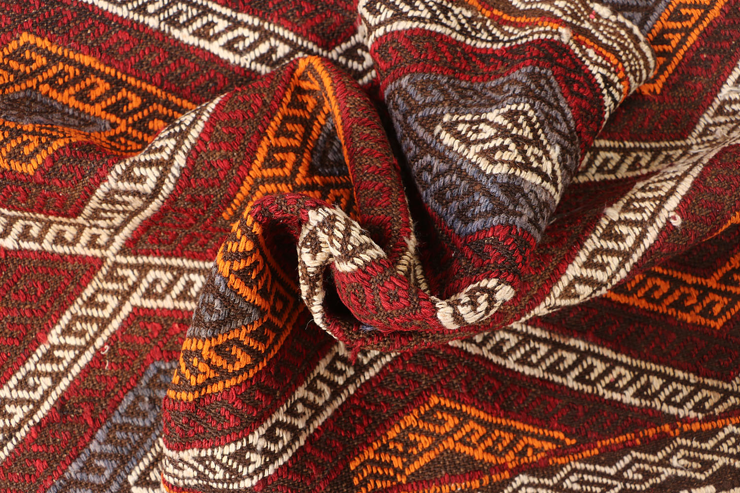 2' 6" X 9'  Multy Handmade Suzani Kilim Rug Runner