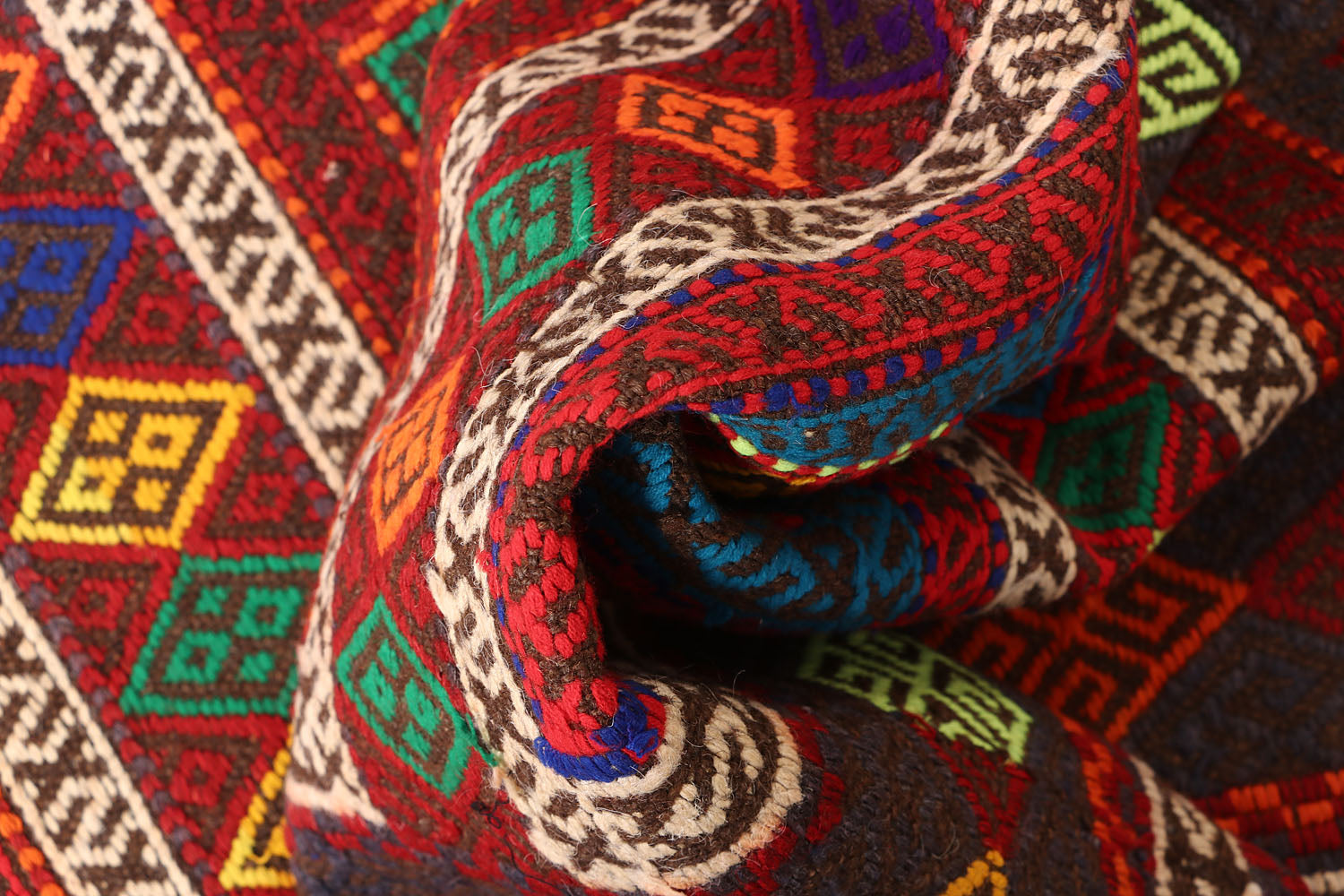 2' 6" x 10'  Multy Handmade Suzani Kilim Rug Runner