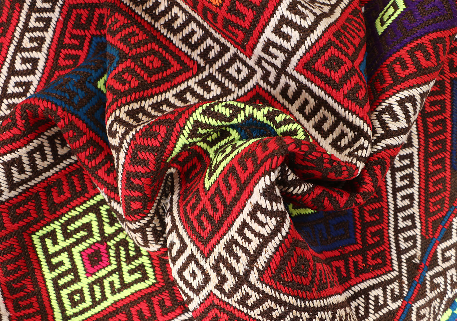 2' 6" x 10'  Multy Handmade Suzani Kilim Rug Runner