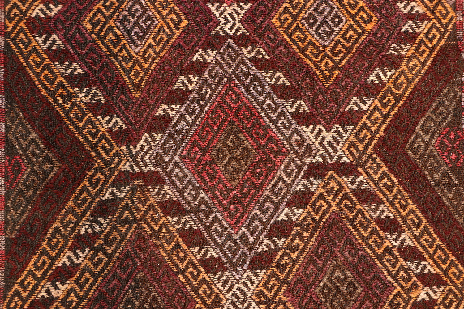 2' 6" x 8'  Multy Handmade Suzani Kilim Rug Runner