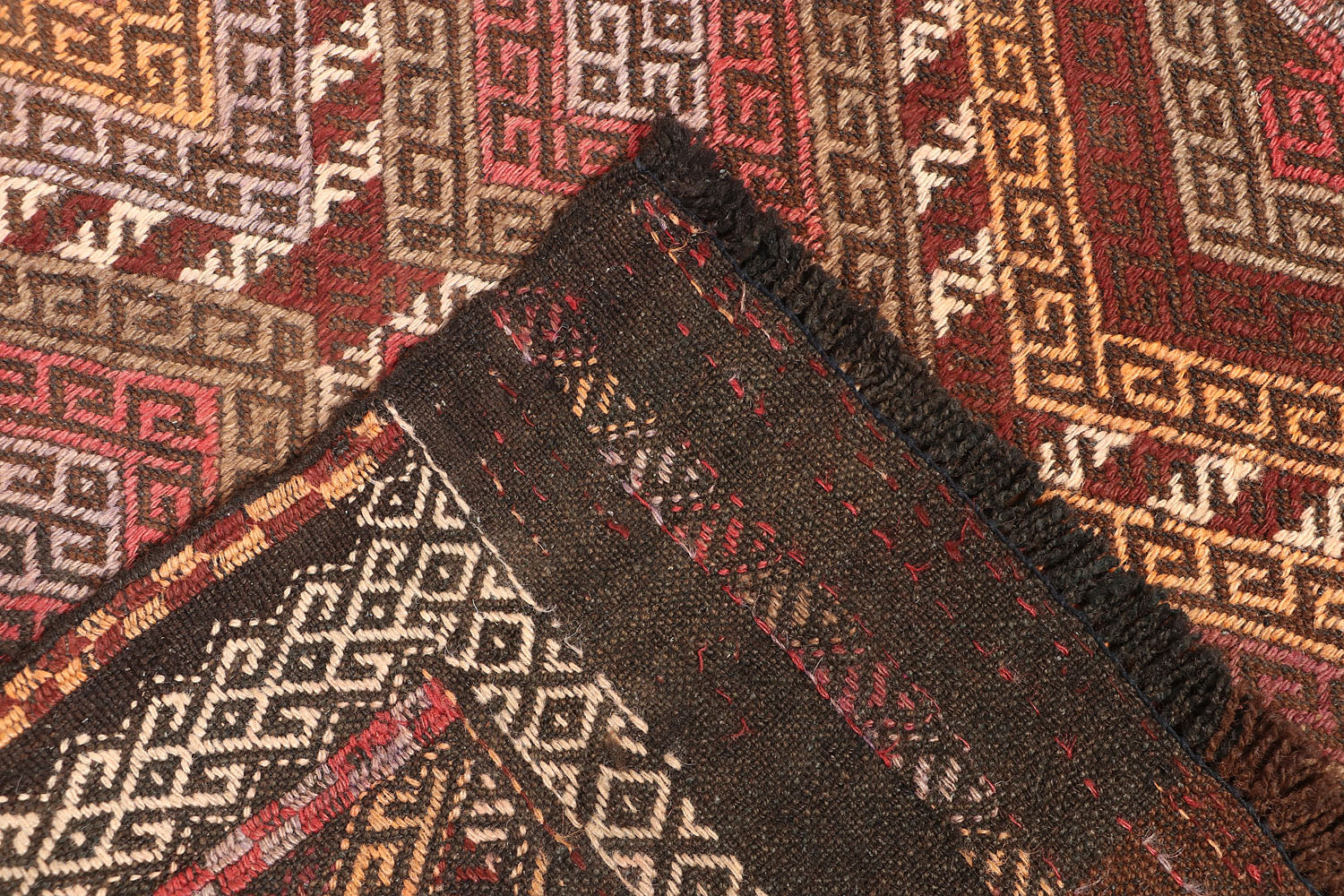 2' 6" x 8'  Multy Handmade Suzani Kilim Rug Runner