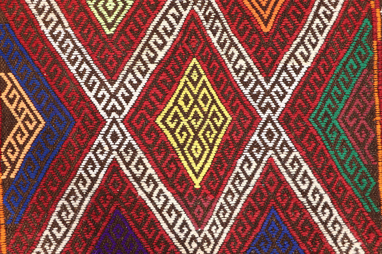 2' 6" x 8'  Multy Handmade Suzani Kilim Rug Runner