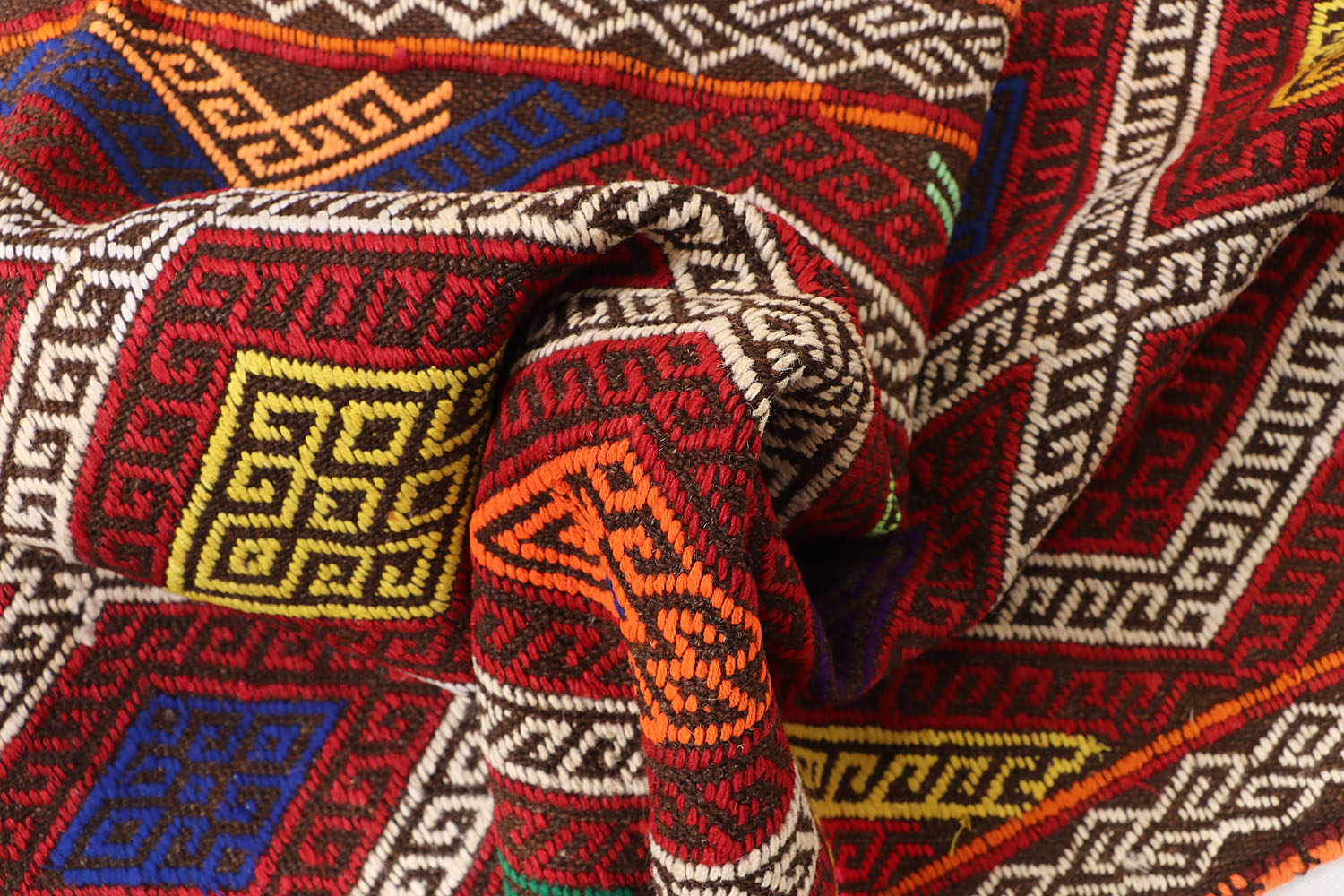 2' 6" x 8'  Multy Handmade Suzani Kilim Rug Runner