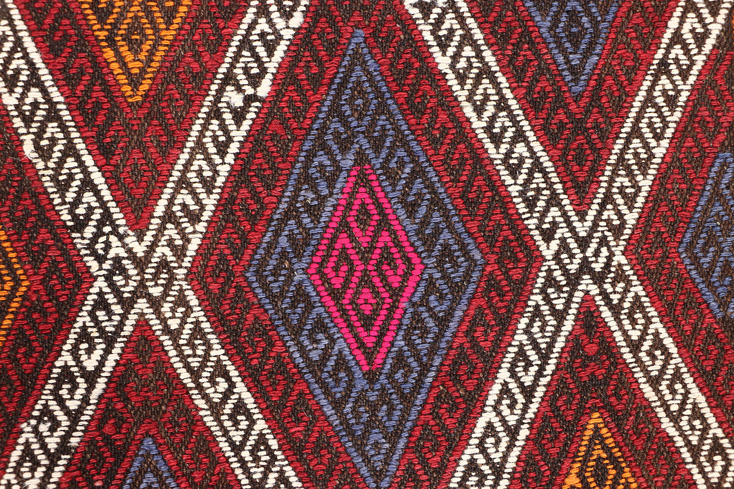 2' 6" x 8'  Multy Handmade Suzani Kilim Rug Runner
