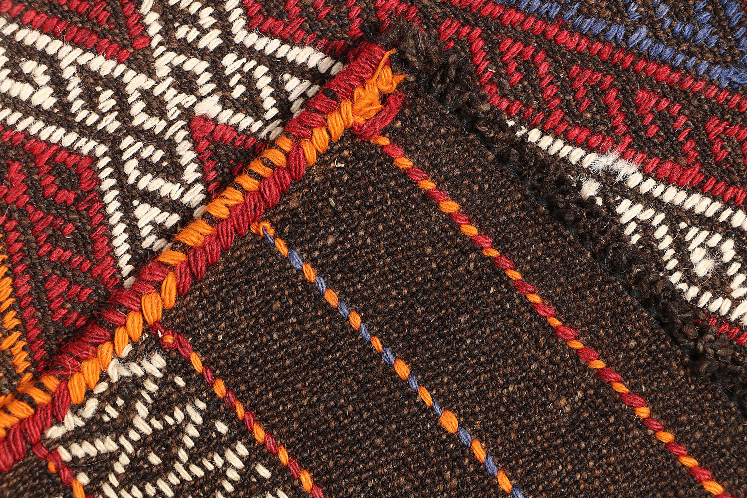 2' 6" x 8'  Multy Handmade Suzani Kilim Rug Runner