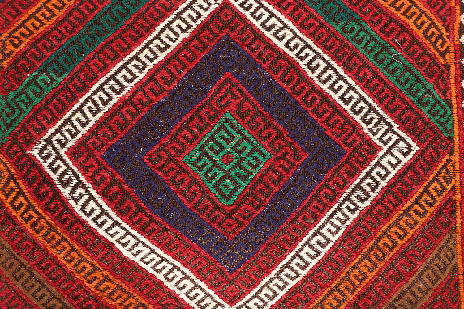 2' 6" x 8'  Multy Handmade Suzani Kilim Rug Runner