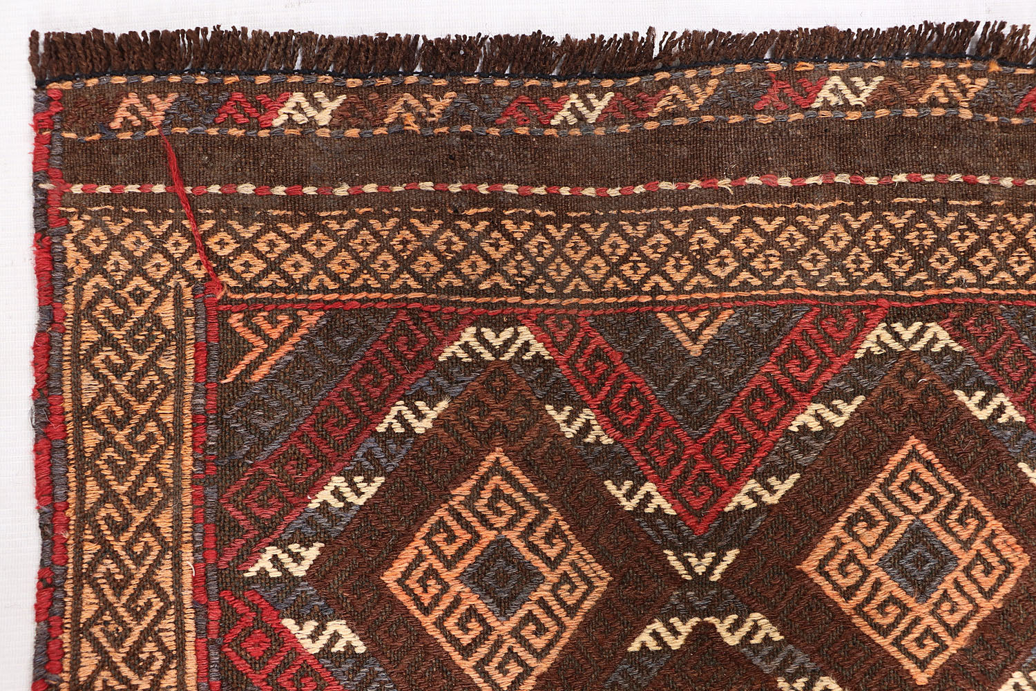 2' 6" x 8'  Multy Handmade Suzani Kilim Rug Runner