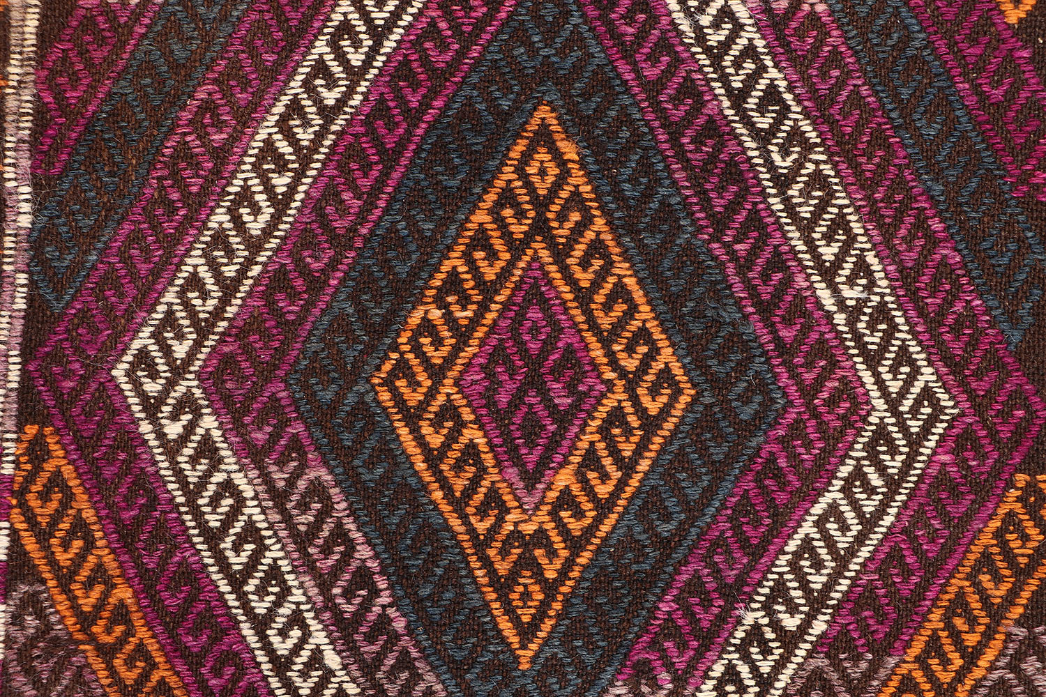 2' 6" X 9'  Multy Handmade Suzani Kilim Rug Runner