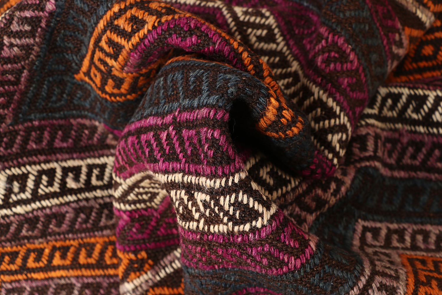 2' 6" X 9'  Multy Handmade Suzani Kilim Rug Runner