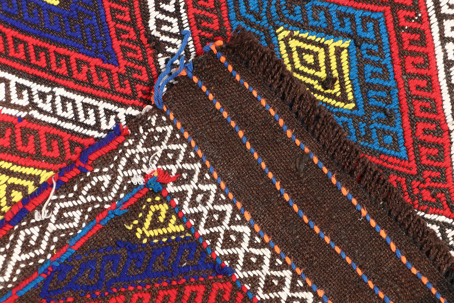 2' 6" x 10'  Multy Handmade Suzani Kilim Rug Runner