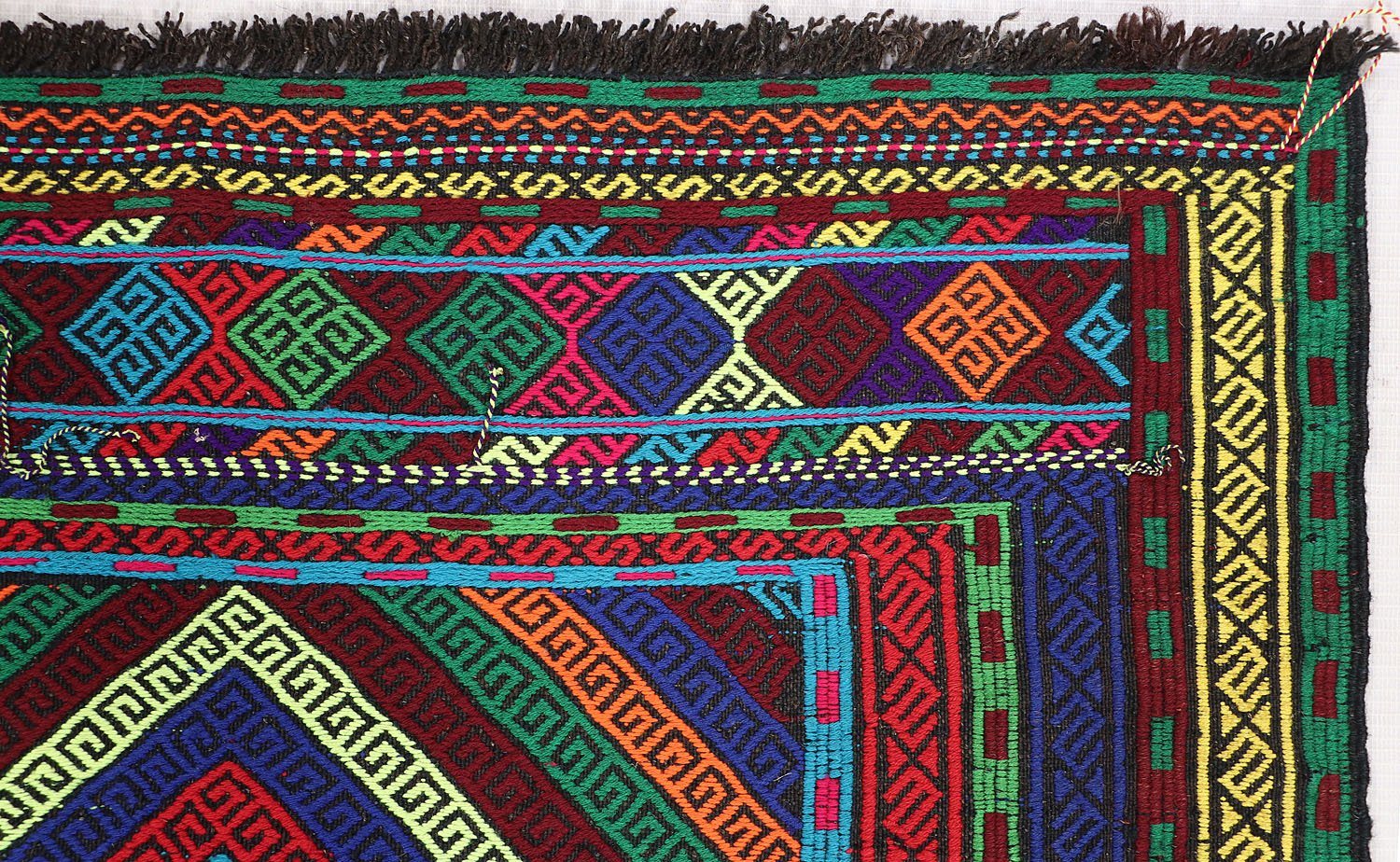 Multy Handmade Suzani Kilim Rug Runner