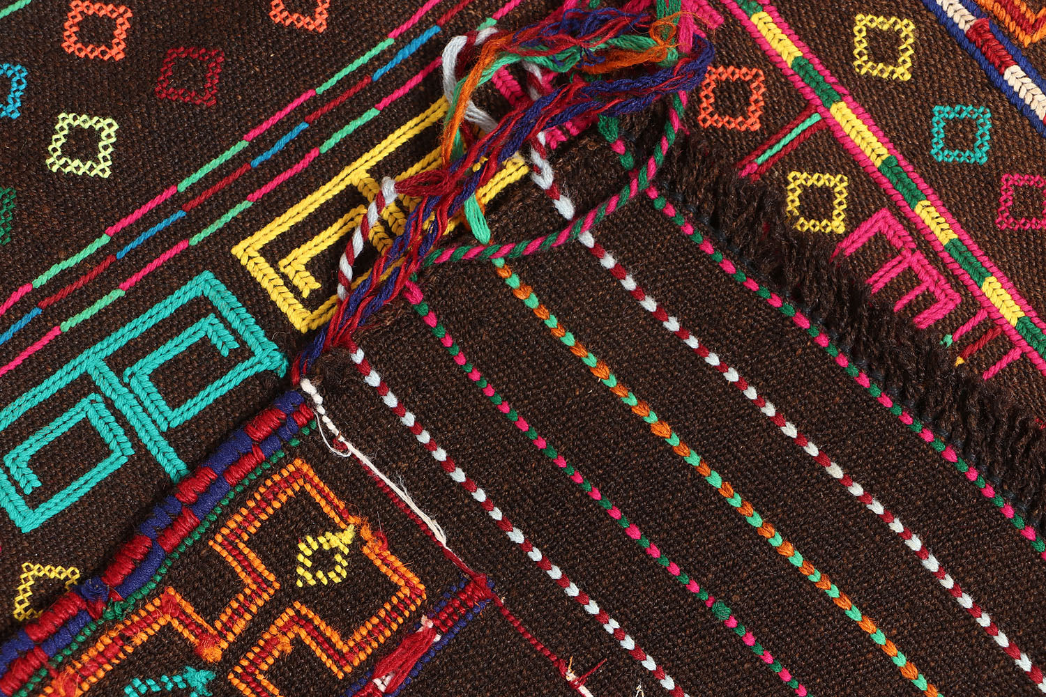Multy Handmade Suzani Kilim Rug Runner