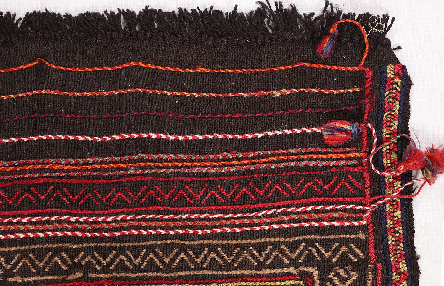 6' 6" X 3'  Multy Handmade Suzani Kilim Rug Runner