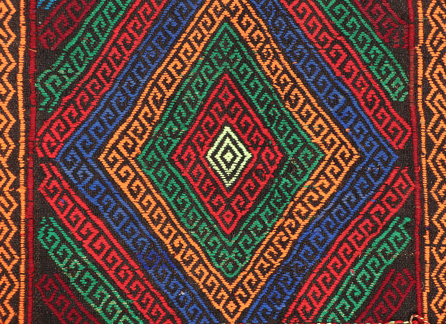 Multy Handmade Suzani Kilim Rug Runner