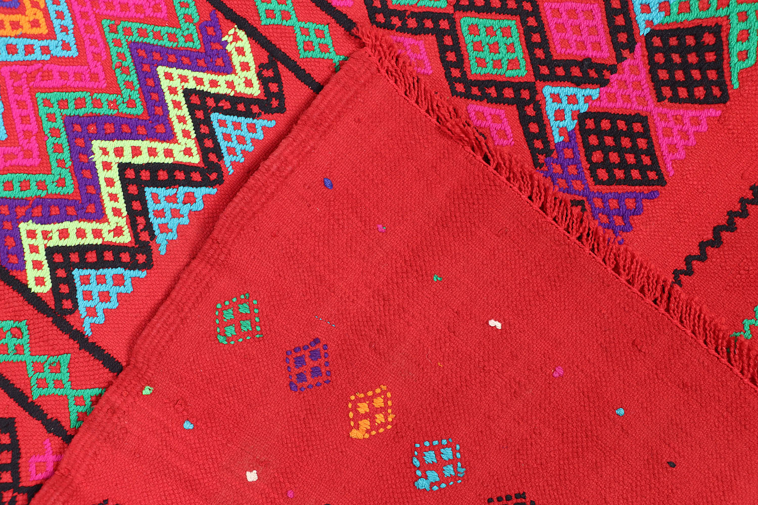 2' 6" X 9'  Multy Handmade Suzani Kilim Rug Runner