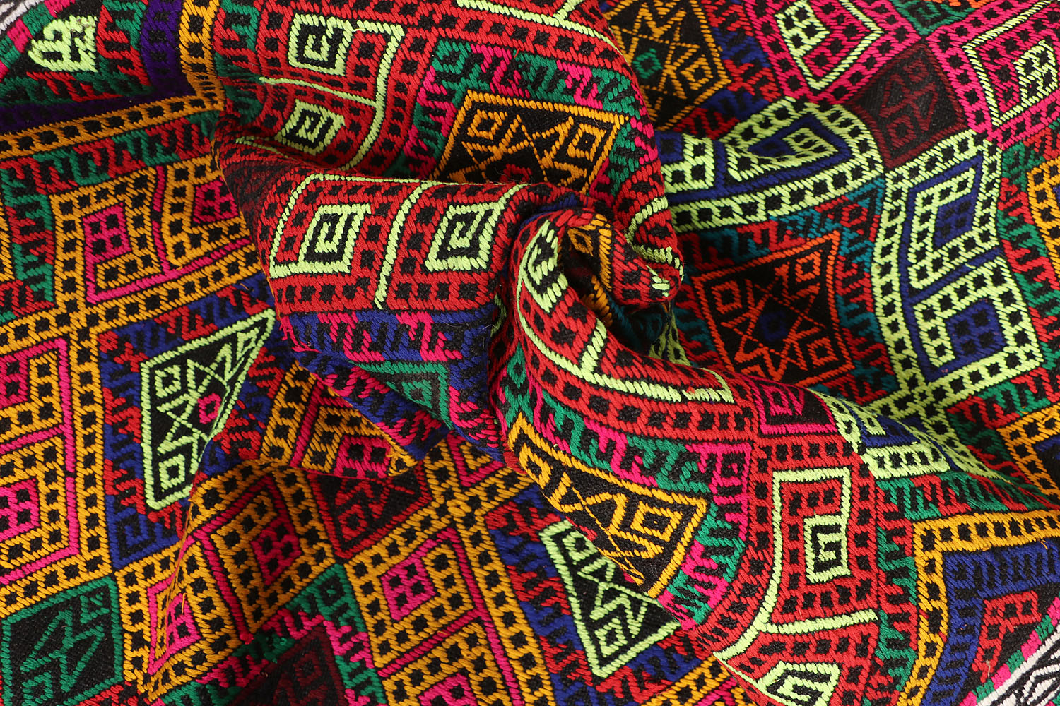 2' 6" x 8'  Multy Handmade Suzani Kilim Rug Runner