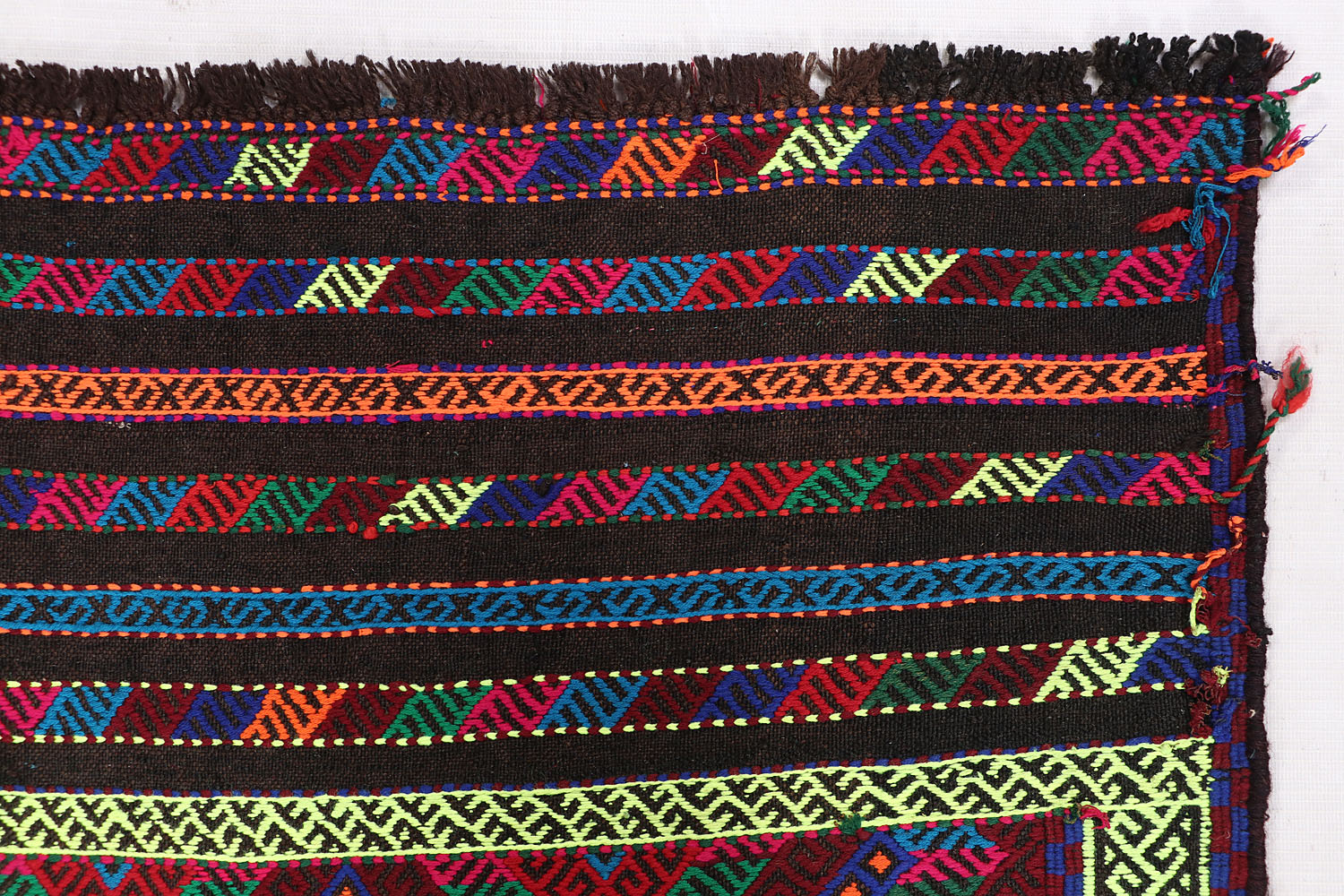2' 6" X 7' 6"  Multy Handmade Suzani Kilim Rug Runner