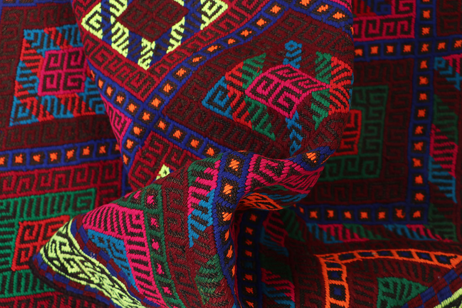 2' 6" X 7' 6"  Multy Handmade Suzani Kilim Rug Runner