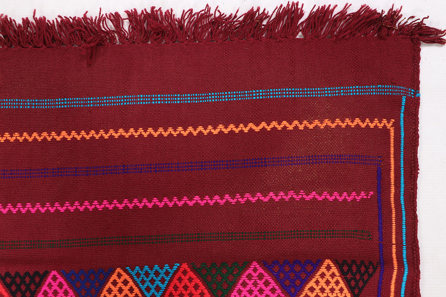 2' 6" X 7' 6"  Multy Handmade Suzani Kilim Rug Runner