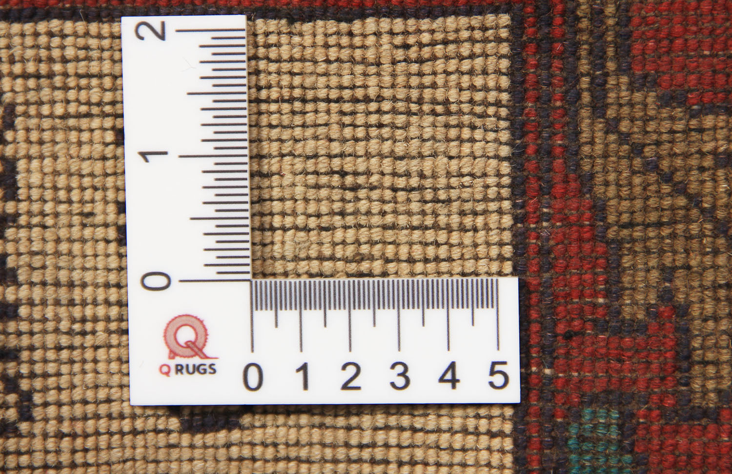 Ivory Hand Knotted Wool War Rug
