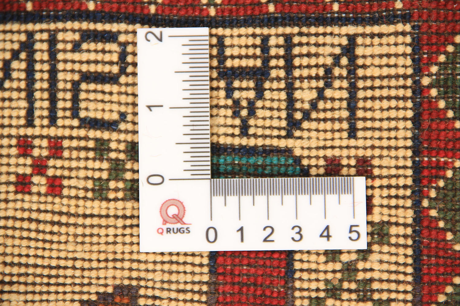 Ivory Hand Knotted Wool War Rug