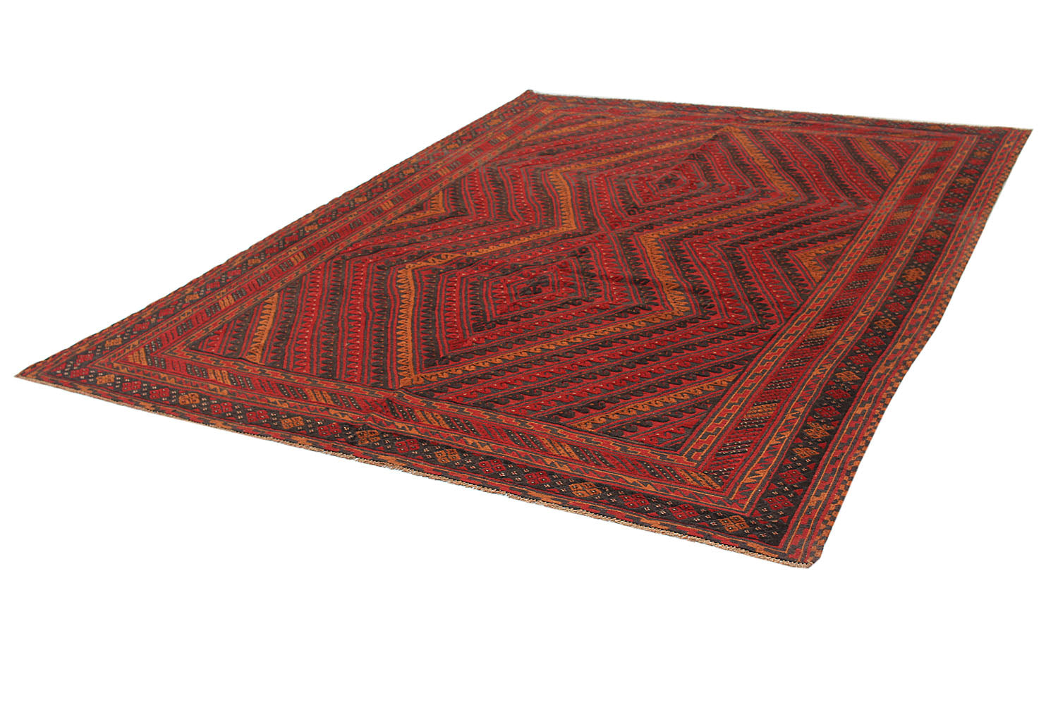 Handmade Mashwani Afghan Rug