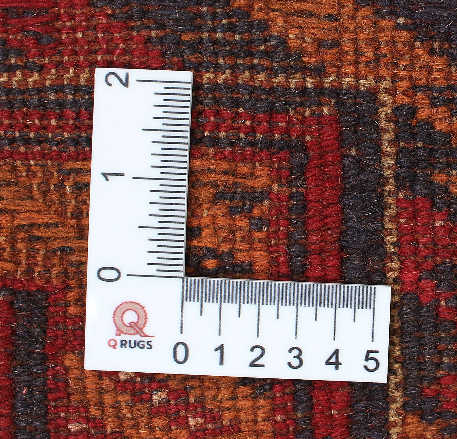 6' 6"X 10'  Red Handmade Mashwani Afghan Rug Rectangular