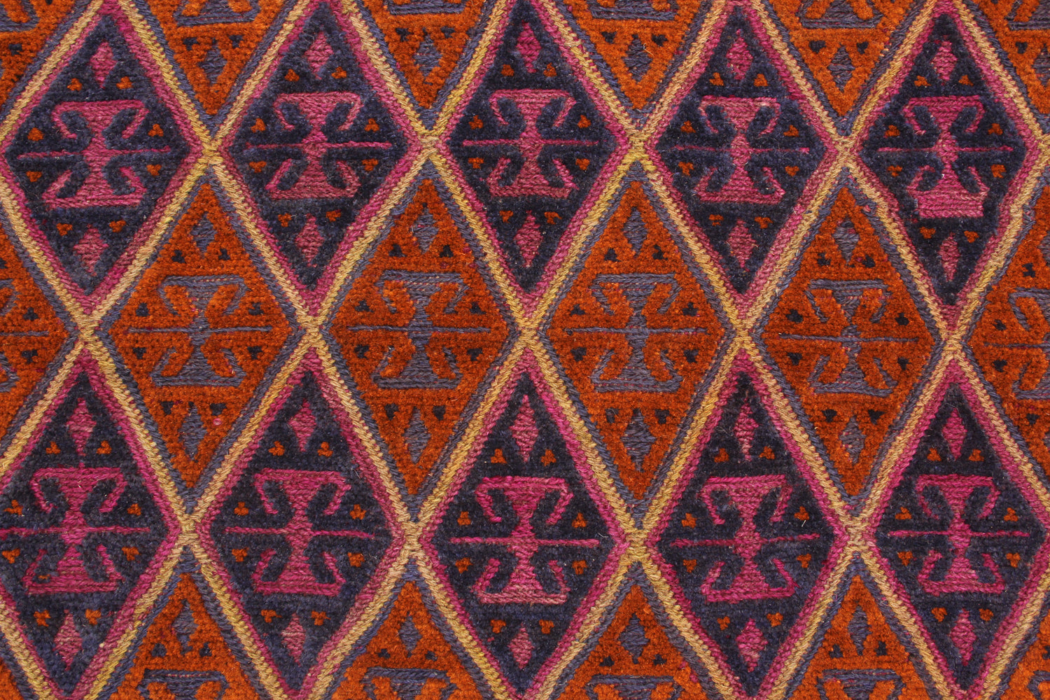 4' x 4'  Multy Handmade Mashwani Afghan Rug Square