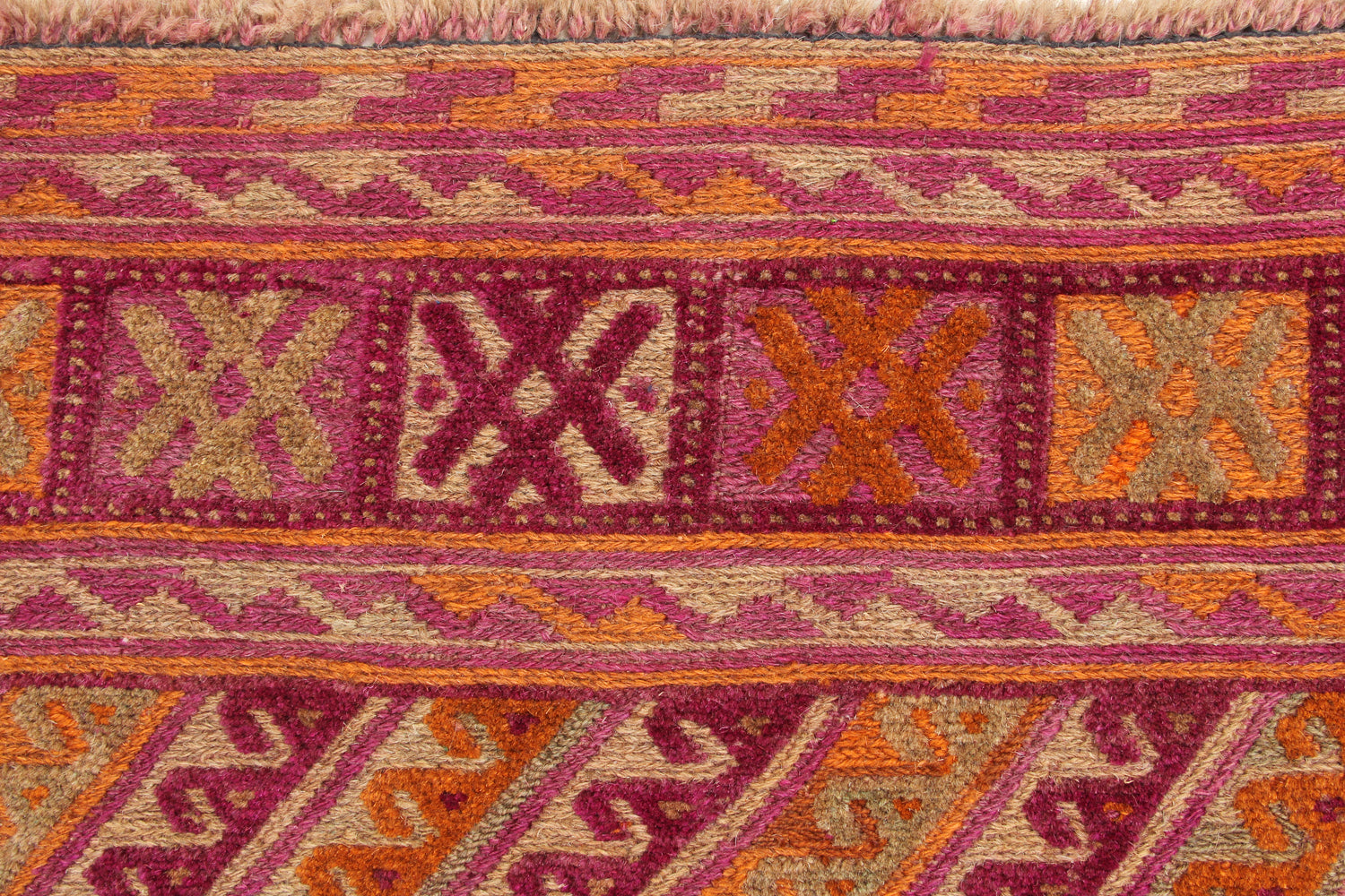 4' x 4'  Multy Handmade Mashwani Afghan Rug Square
